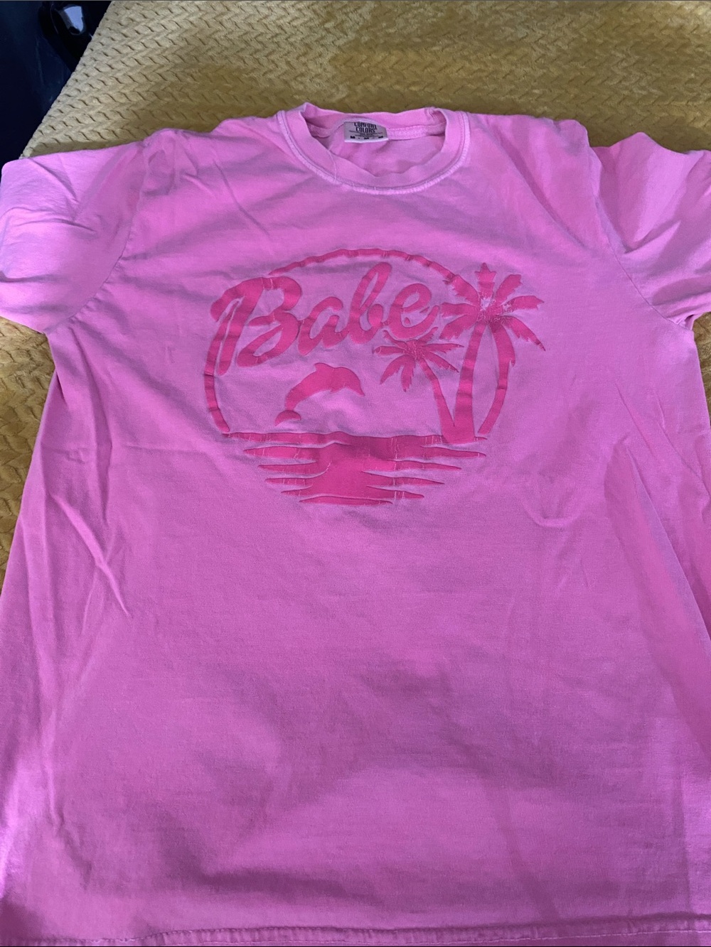 Babes Pink Graphic Kids T-Shirt